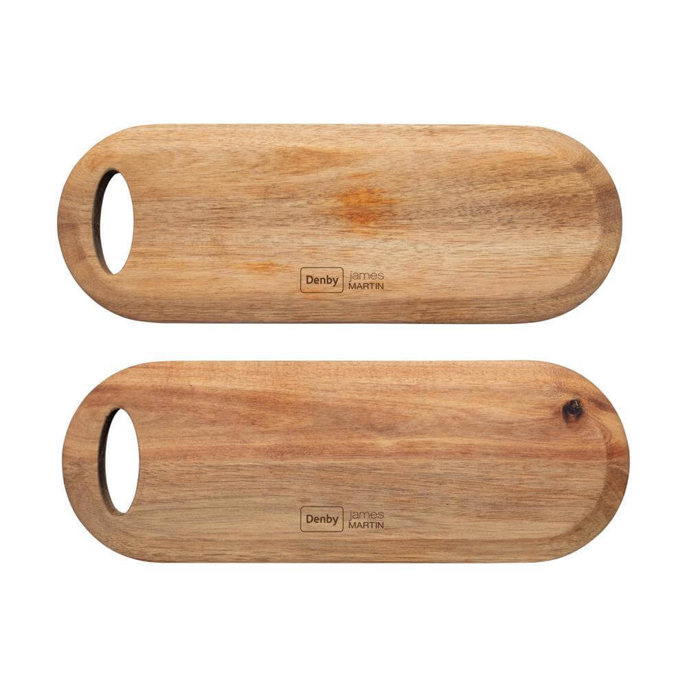 Denby James Martin 2 Piece Serving Board Set